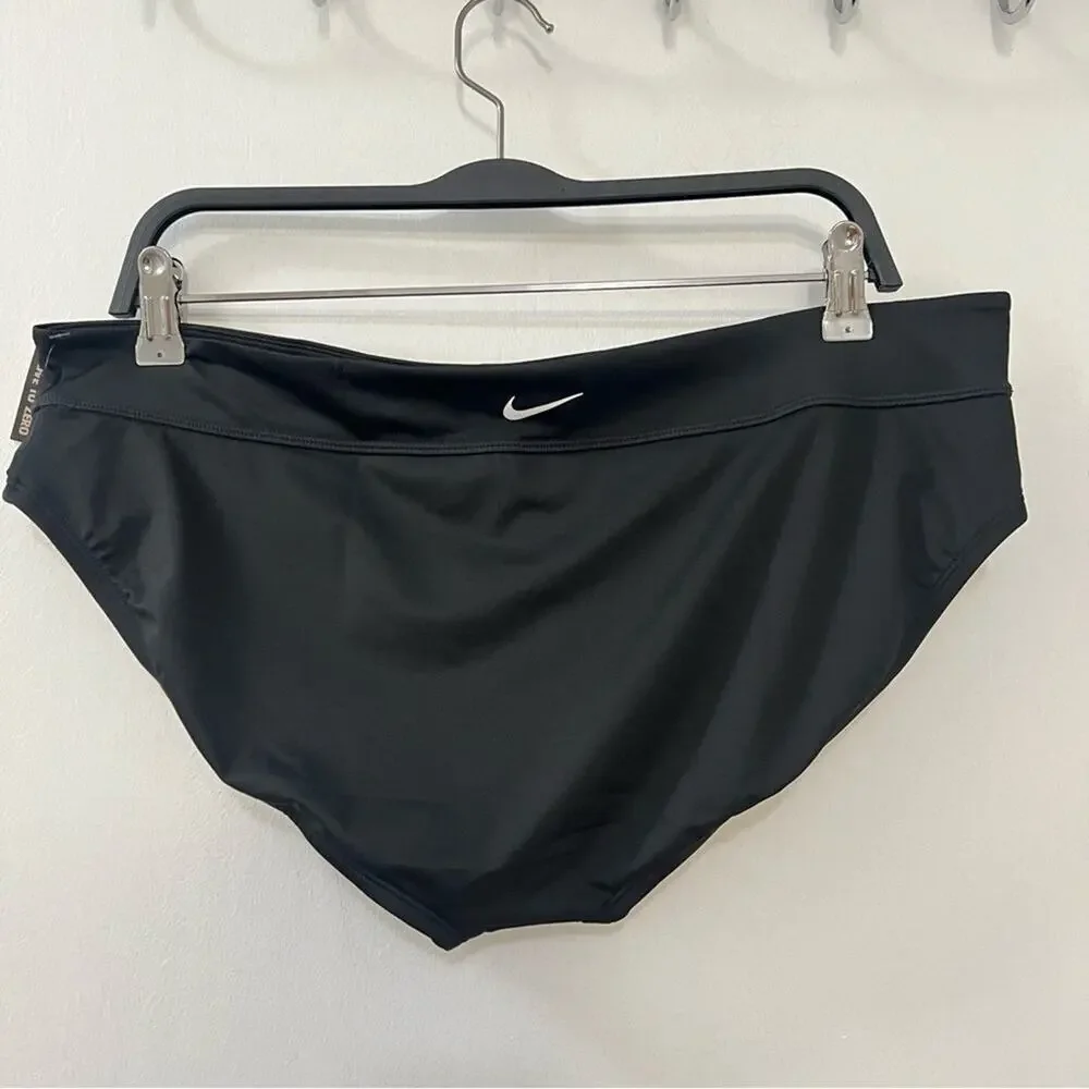 Nike Black Essential Full Bikini Bottom Size Extra Large XL